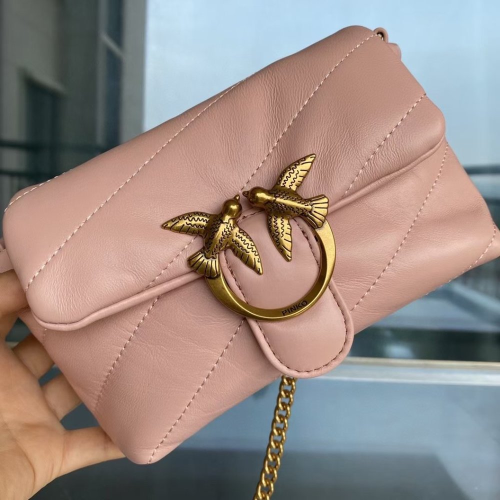 Pinko mini pink shoulder bag